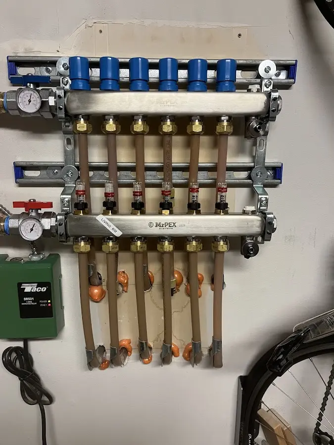 Plumber performing Leak Detection at a residential property in Schuyler